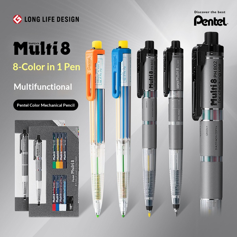 Staedtler Pencil Lumocolor - Pentel Multi 8 in 1 Color