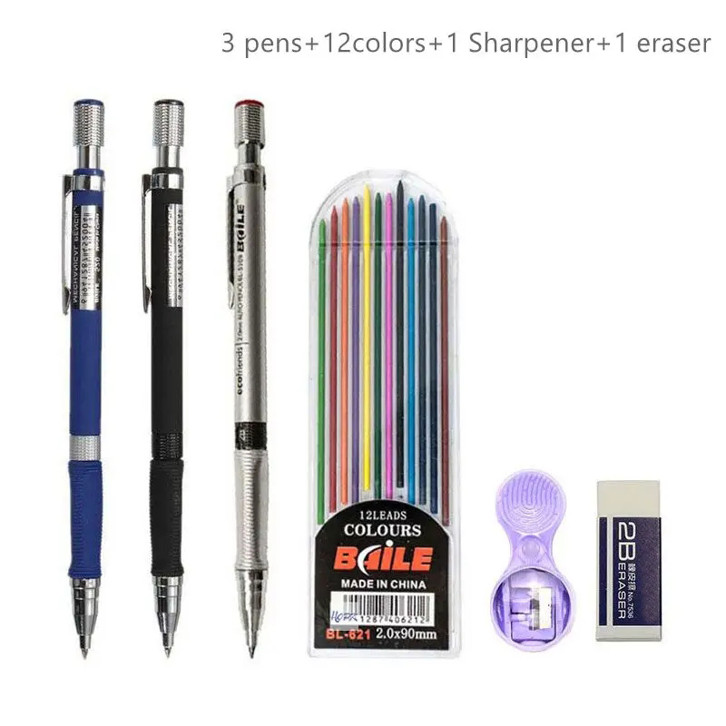 Staedtler Pencil Lumocolor - 2.0mm Mechanical Pencil Set 2B Automatic
