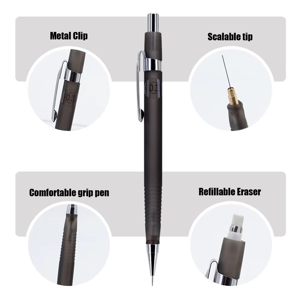 Durable 0.3/0.5/0.7/0.9mm Mech - Mechanical Pencil 0.3 recension och pris
