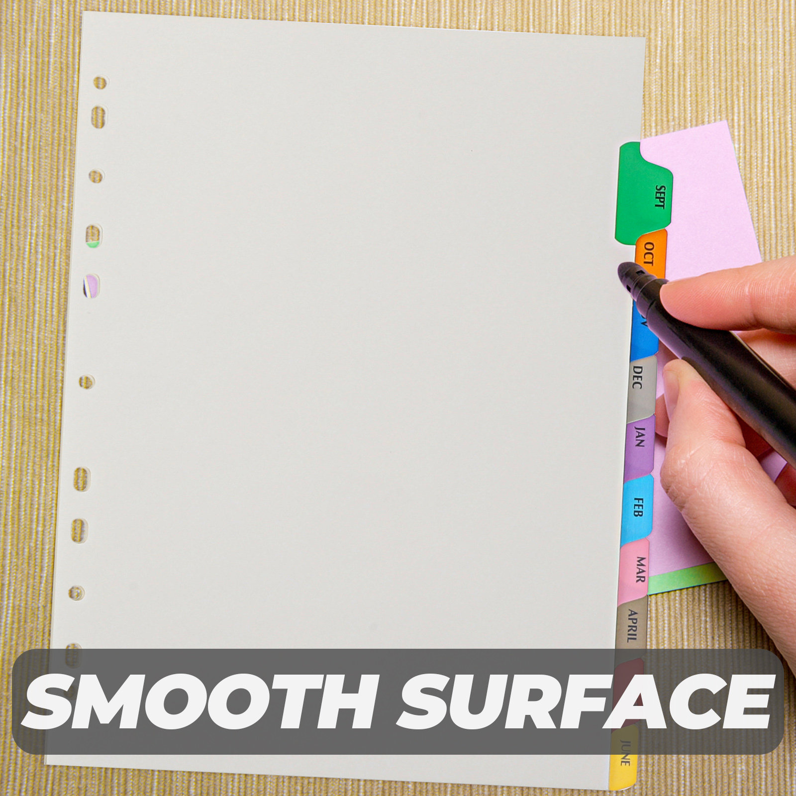 12Sheets Index Binder Dividers - Tab Divider A4 recension och pris