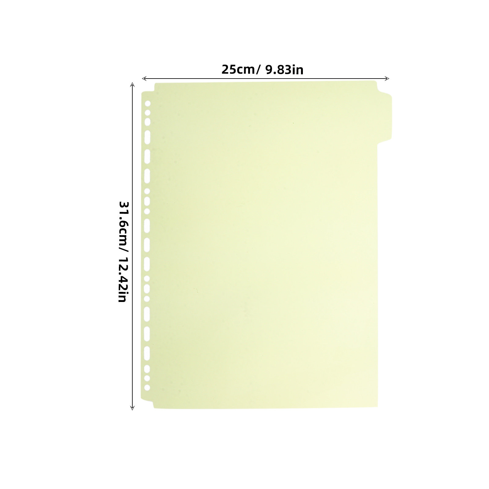 6Pcs File Binder Tabbed Divide - Tab Divider A4 recension och pris