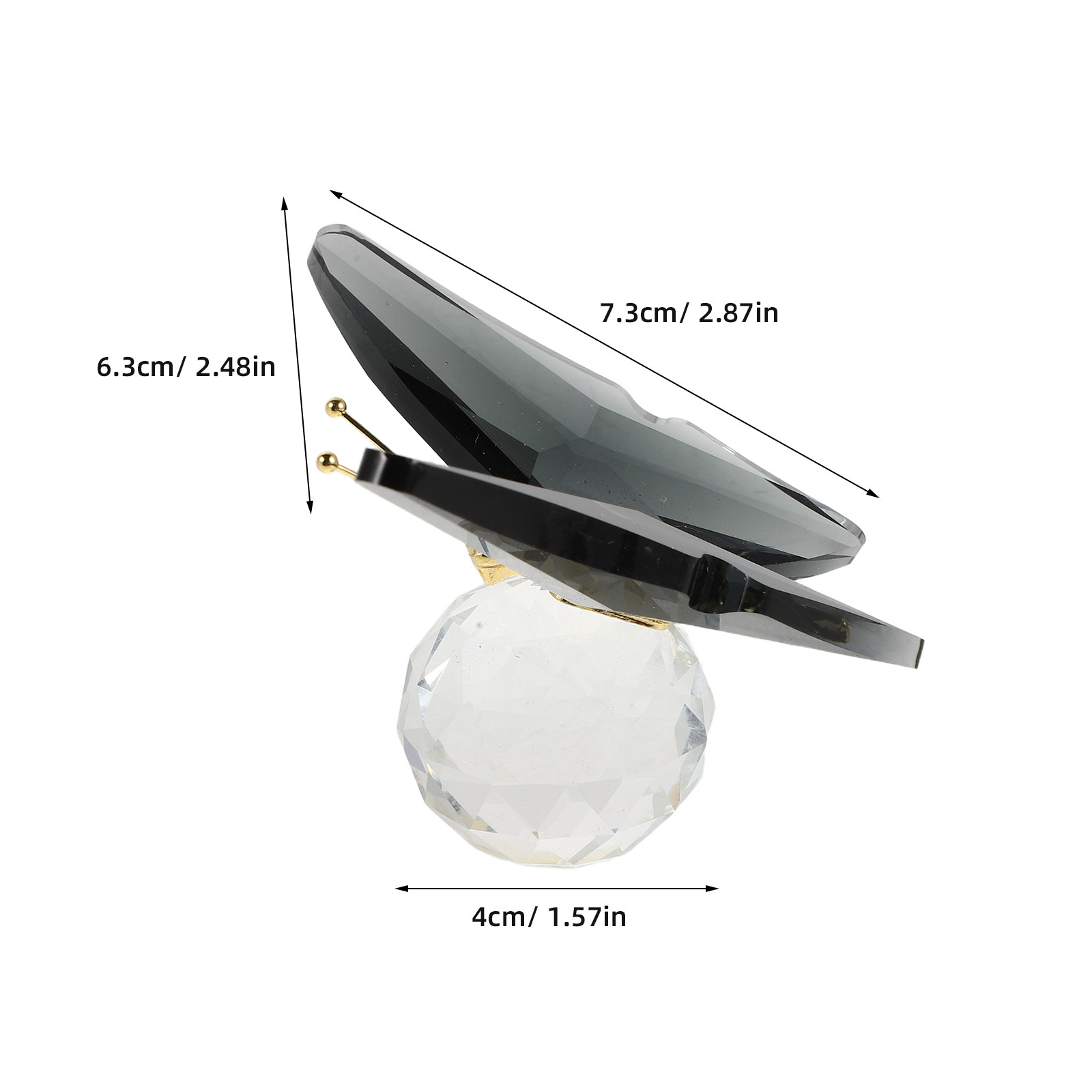 Crystal Butterfly Paperweight  - Paper Weight Crystal recension och pris