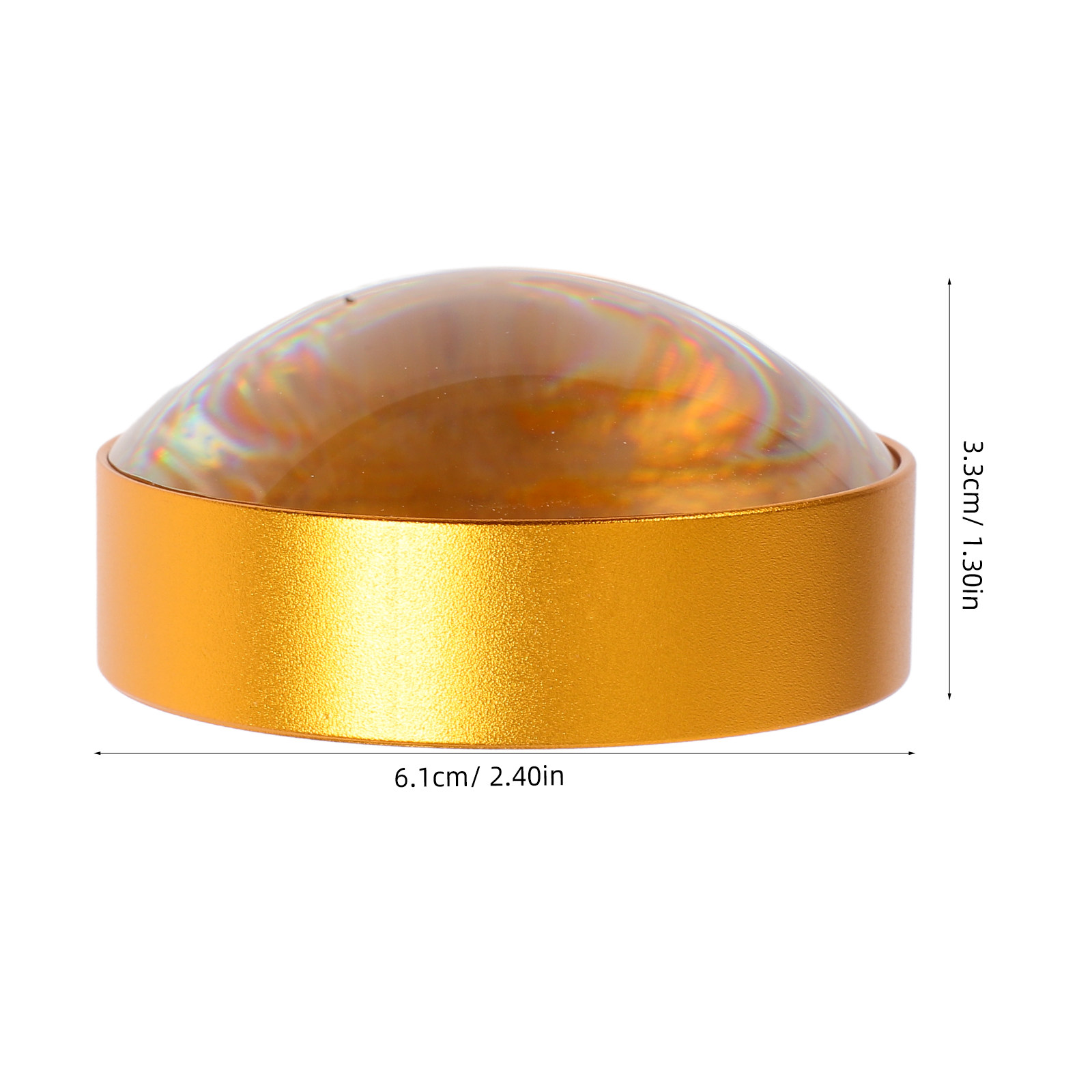 6X Crystal Dome Magnifier with - Book Weight Glass recension och pris