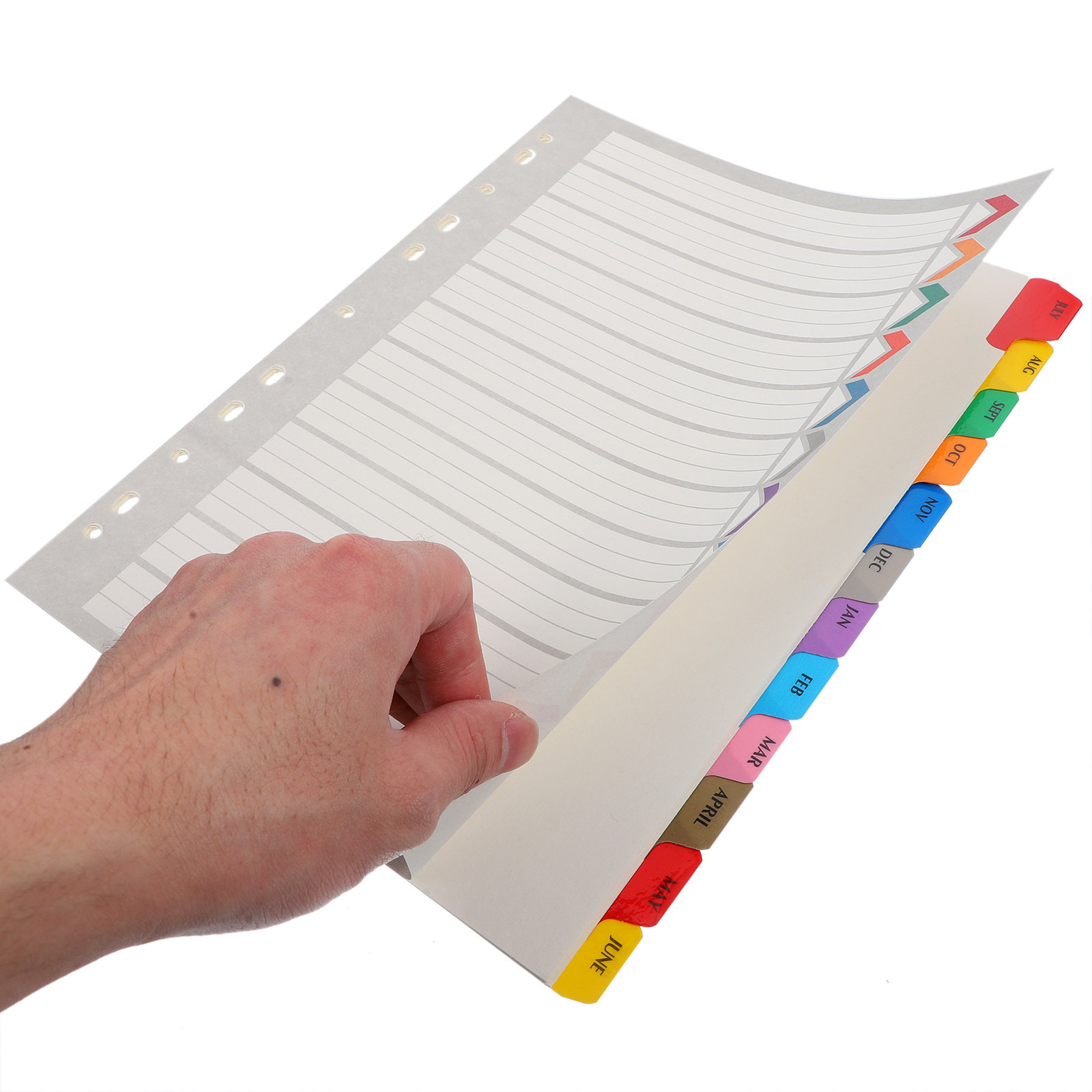 12Sheets Index Binder Dividers - Tab Divider A4 recension och pris