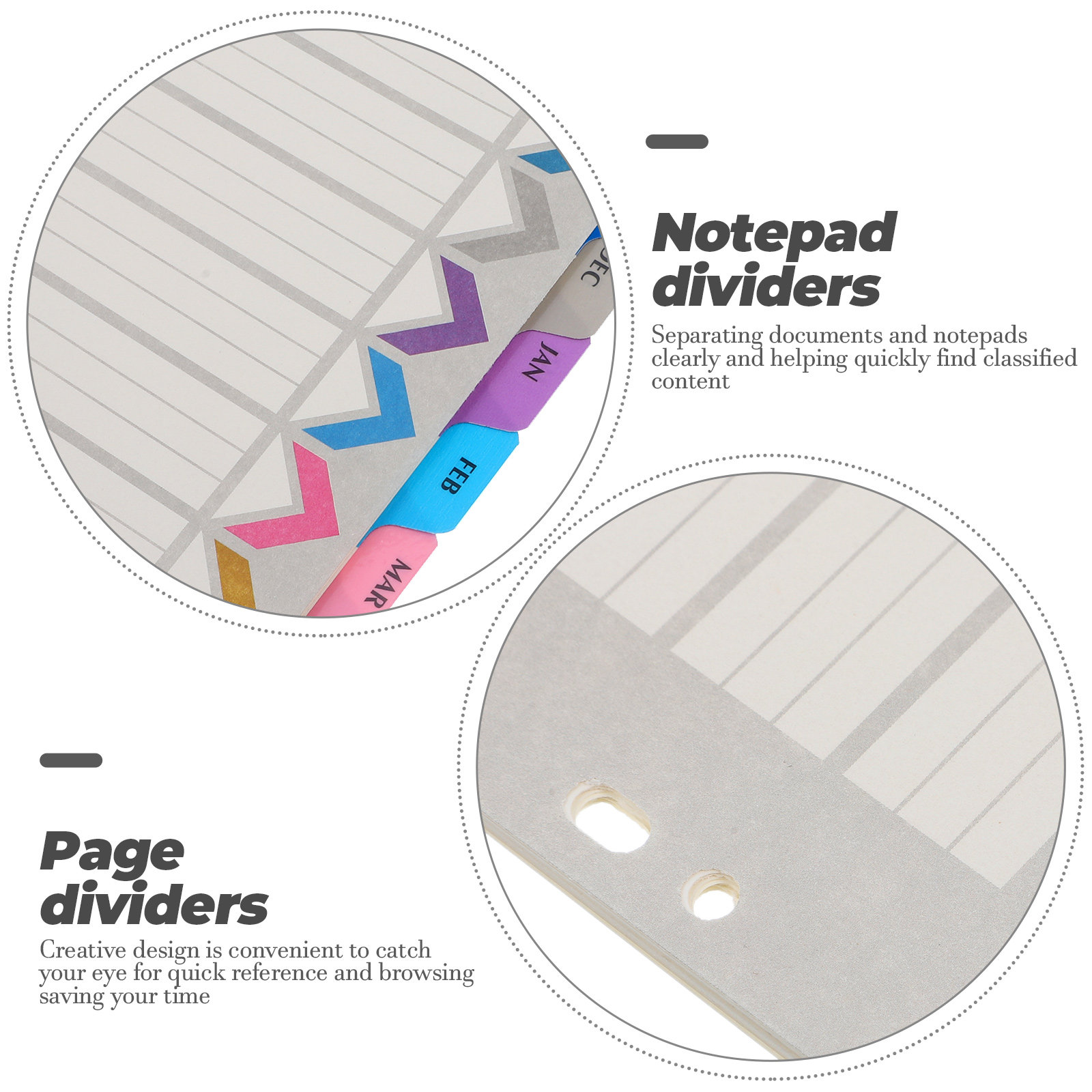 12Sheets Index Binder Dividers - Tab Divider A4 recension och pris