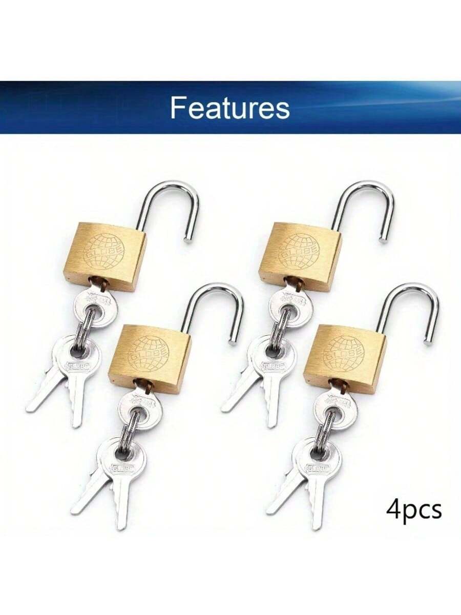 2/4pcs Brass Padlock, Keyed Di - Letter Opener Brass recension och pris