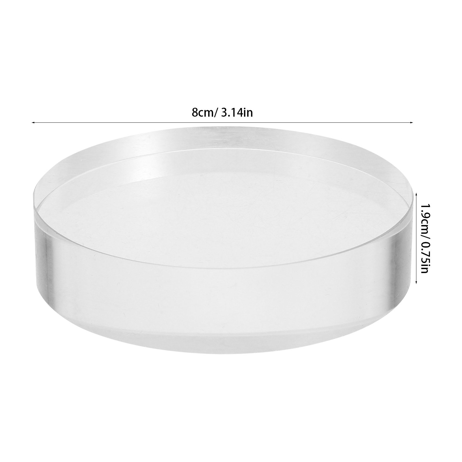 Transparent Clear Crystal Roun - Paper Weight Crystal recension och pris