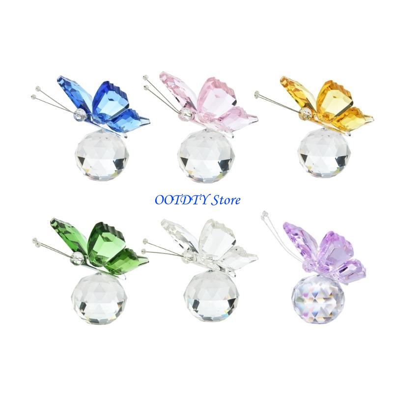 367A Crystal Butterfly Figurin - Paper Weight Crystal recension och pris